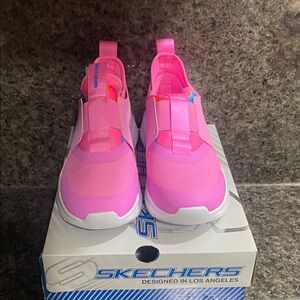 Skechers Women's Vibrant Pink Slip-On Sneakers